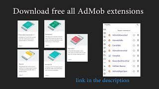 Download free all AdMob extensions for kudular, Mit app inventor, Thunkable 2023