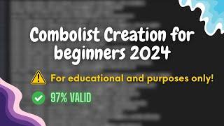 How To Make HQ Combolist for Beginners | Ambaclouds New Method 2024