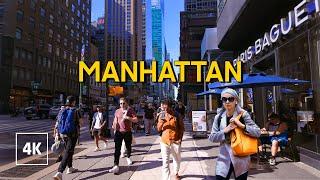 4k New York City Walk in Summer, Manhattan, NYC