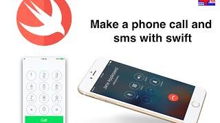 how to make an ios app | Make call and sms with swift - ios tutorials