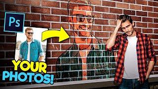 Own Wall Effect | Photoshop Editing | Photoshop Tutorial | New Style