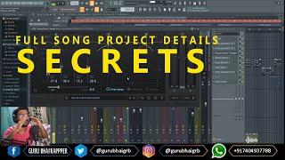 Full FLP Song Project Mixing Details in FL STUDIO by Guru Bhai