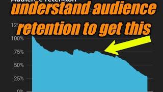 youtube audience retention explained in 1 minute for beginners