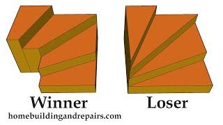 How To Layout And Design Four Step Winder To Meet Most Building Codes - Stair Building Ideas