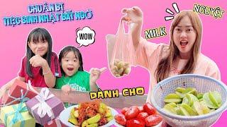 Mom and Mint Vy Na Prepare Gifts and Plan a Surprise Birthday Party for Milk and Nguyet