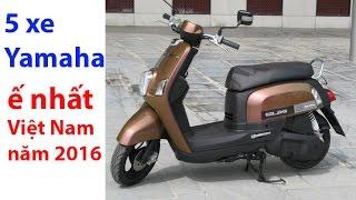 5 xe máy Yamaha ế nhất Việt Nam năm 2016