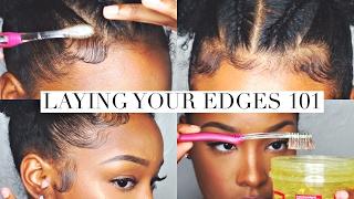 How to lay your edges for beginners! | FabulousBre