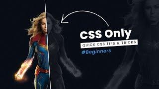 CSS Only Image Comparison Slider