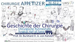 Geschichte der Chirurgie/ Chirurgische Ruhmeshalle CHIRURGIE APPetizer Nr. 42-2