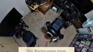 Sim racing game room