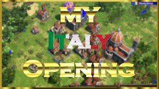 My Italy opening! | Build Order | Age of Empires III Definitive Edition