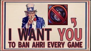 Boycott the $500 Ahri Skin: BAN HER EVERY GAME!