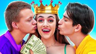 Pobre Crash vs Crush Rico | PRIMER BESO Y SITUACIONES IMPRESIONANTES EN LAS RELACIONES