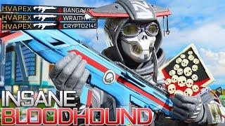 INSANE Bloodhound 27 KILLS and 5,900 Damage Apex Legends Gameplay