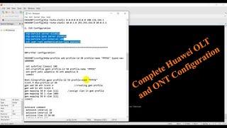 Huawei OLT And ONT Complete Configuration | Technical Hakim