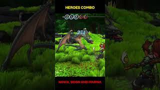 Heroes Combo Nowa, Seign and Marisa  #eiyudenchronicle #gameplay  #eiyudenchroniclehundredheroes