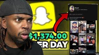 How I Made $10,000 a MONTH from Snapchat SPOTLIGHT! (EASY) STEPS