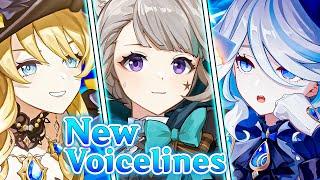 Lynette Voice lines!! Talks About Navia, Furina (Hydro Archon), Neuvillette | Genshin Impact