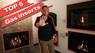 TOP 5 Gas Fireplace Inserts!! ( Insert these into your existing fireplace!! )