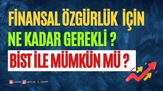 Finansal Özgürlük İçin Ne Kadar Gerekli?