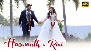 Haswanth & Rini Myania || Christian Wedding Highlights || Merlyn Medias 2023 || 4K