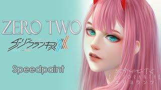 Zero Two - Darling in the FranXX [Speedpaint]