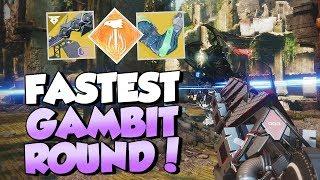World's FASTEST Gambit Round! 2:09 [Destiny 2 Forsaken]