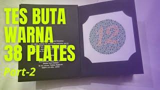 Colour Blind Isihara Test 38 Plates