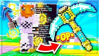 CRAFTING THE ULTIMATE PICKAXE on BEST NEW Minecraft OP PRISON SERVER: MineLucky #4