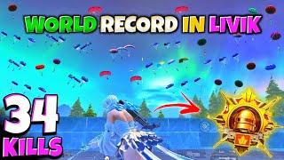  i Break All YouTuber Livik Highest Kills Record & Made World Record in BGMI - 3.0 BGMI New Update