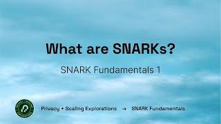 Intro to SNARKs 1: What are SNARKs?