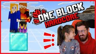 Esra ile Tek Blokta HARDCORE! Hayatta Kalmak İmkansız! (Minecraft)