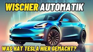 Hat Tesla heimlich die Wischer Automatik verbessert?