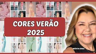 CORES DO VERÃO 2025 - MODA MAIS 40 ANOS MÁRCIA DINIZ