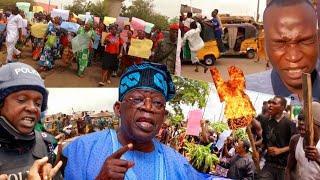 ANARCHY IN ABUJA AS APC WOMEN PROTEST AGAINST TINUBU IN ASOROCK & YOUTHS SHUTDOWN KWARA STATE