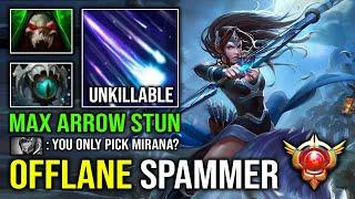 How to Offlane Mirana Like Level 30 Spammer with 100% Unkillable Vladmir's Offering + Skadi Dota 2