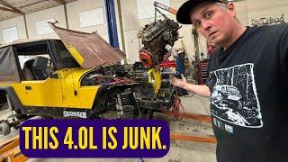 Butter Jeep Engine Swap episode 1