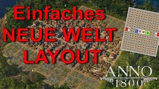 Anno 1800 NEUE WELT STADT LAYOUT  Anno 1800 Layout Deutsch