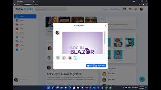 Plugin for Upload Images in Social Blazor (Blazor Webassembly)