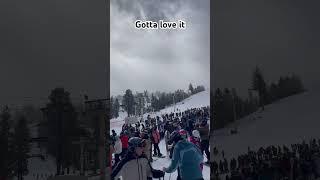 Attempting to snow board at big bear, did not go well… #snowboarding #bigbearmountain #skiing