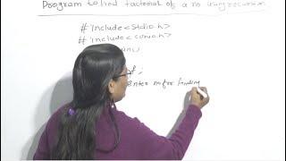 Program to find Factorial of a Number using Recursion in C  Lec-44|C Programming Tutorial in Hindi