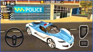 4K Direksiyonlu polis arabası oyunu 3D #75 Police Drift Car Driving || Polis arabası oyunları (2025)