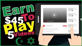 [5 Videos=$45] Make Money Online Watching YouTube Videos (Free Paypal Money) Make Money Online 2022