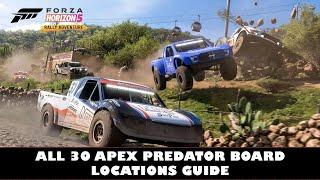 Forza Horizon 5 Rally Adventures | All Apex Predators Board Locations Guide