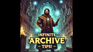 Infinite Archive Tips! How I get passed arc 4 easily!