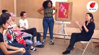How to Critique Art: Art School Classroom Group Critique with RISD Art Professor
