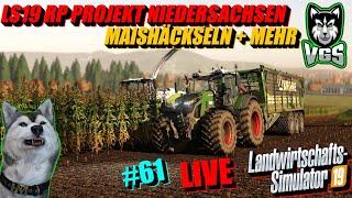 LS19 RP Projekt Niedersachsen | Maishäckseln + Lohnarbeiten | #61