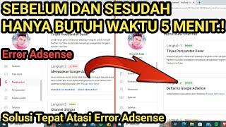 Cara Tercepat Perbaiki Adsense Youtube Yang Error ! Di Langkah 2 Pengajuan Monetisasi