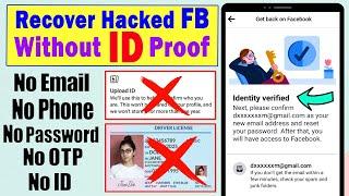 Recover Hacked Facebook account without id proof 2022 || FB ID Recover without identity card email