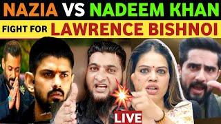 NADEEM KHAN VS NAZIA ELAHI ON LAWRENCE BISHNOI LATEST VIDEO, PAK MEDIA ON LAWRENCE BISHNOI, REAL TV